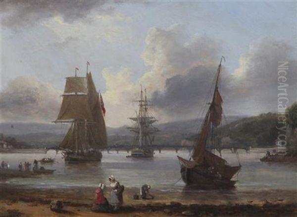 Teignmouth, Devon Oil Painting by Thomas Luny