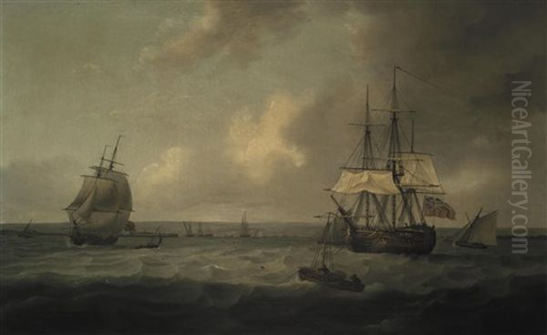 Sheerness Oil Painting by Thomas Luny