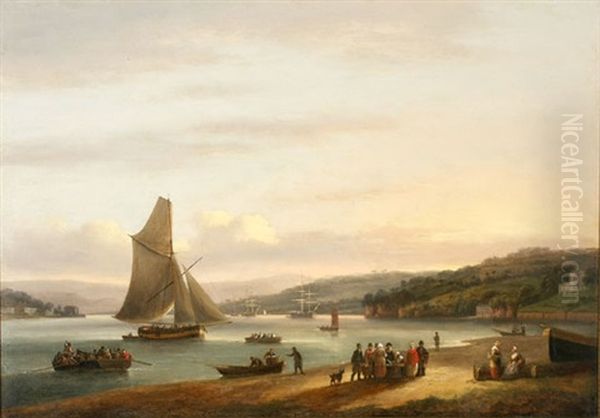 Dartmouth Oil Painting by Thomas Luny