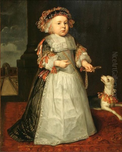 Portrait Of A Royal Child Oil Painting by Hendrick Berckman