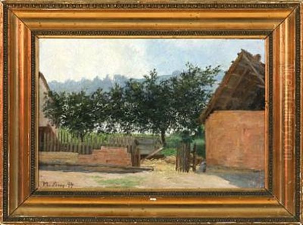 View From Sorup Oil Painting by Marie Antoinette Henriette Luplau