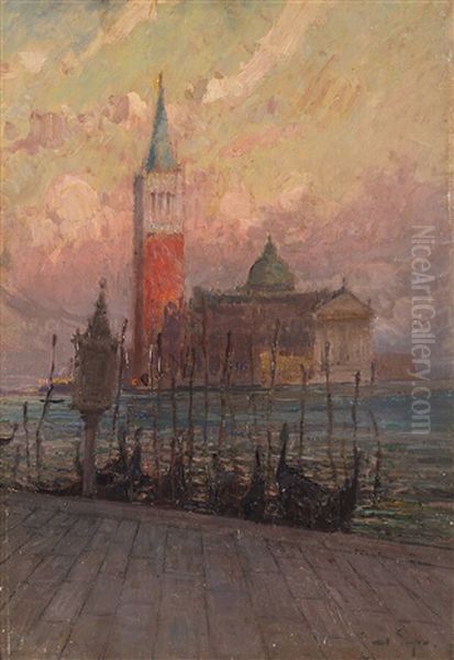 San Giorgio Maggiore Oil Painting by Alessandro Lupo