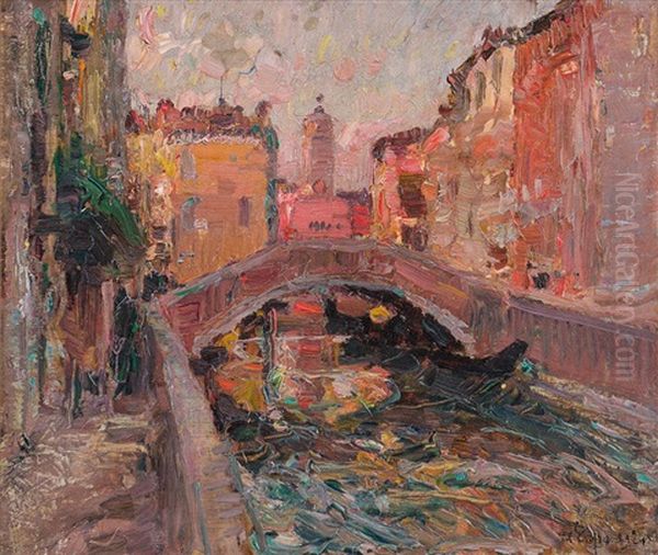 Tramonto Veneziano Oil Painting by Alessandro Lupo