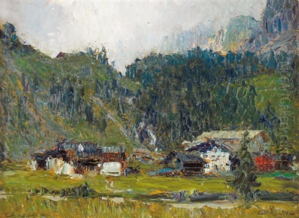 Casolari A Gressoney, La Trinite by Alessandro Lupo