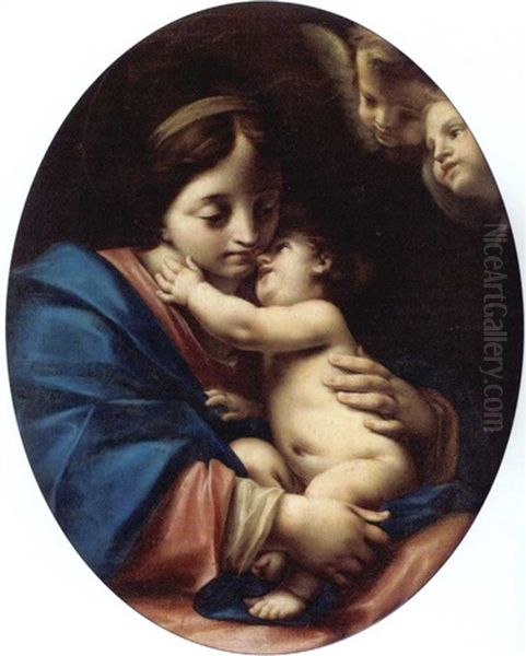 Madonna Mit Kind Oil Painting by Benedetto Luti