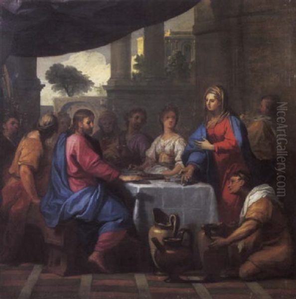 The Marriage At Cana Oil Painting by Benedetto Luti