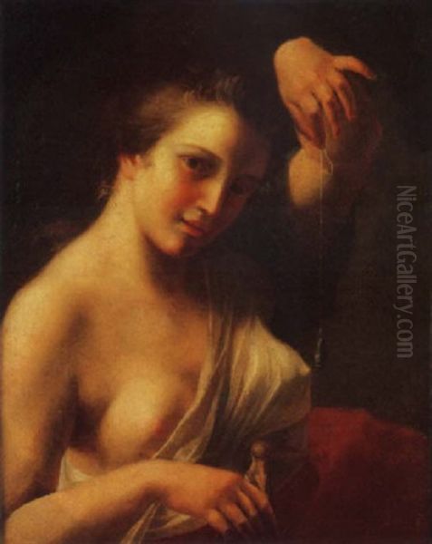 Allegoria Dell'architettura Oil Painting by Benedetto Luti