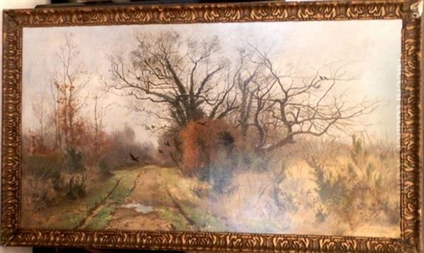 Paysage Oil Painting by Fernand Lutscher