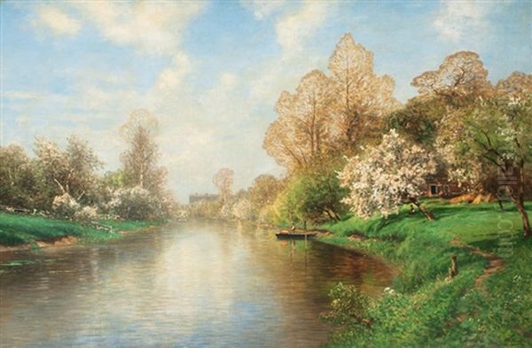 Spring Oil Painting by Ascan Lutteroth