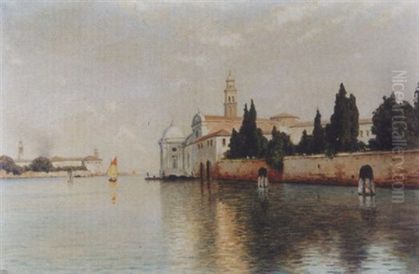 Venedig Oil Painting by Ascan Lutteroth