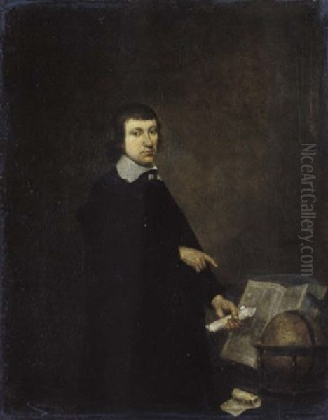 Der Geograph Oil Painting by Isaac Luttichuys