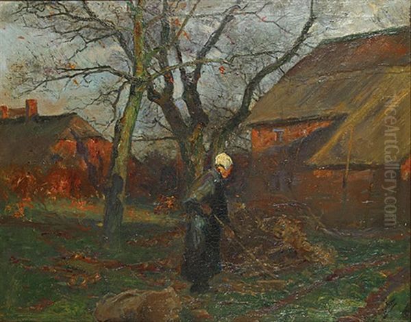 Novembre Oil Painting by Jean-Henri Luyten