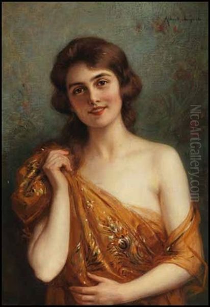 Portrait Oil Painting by Albert Lynch