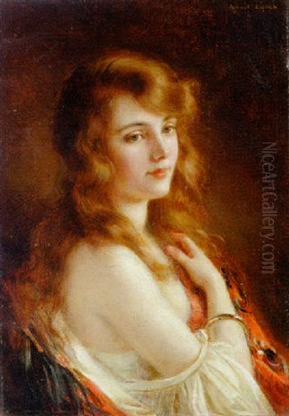 Far Away Thoughts Oil Painting by Albert Lynch