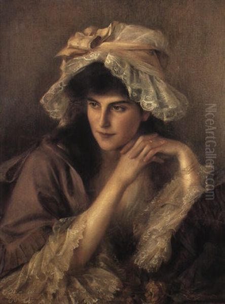 Far Away Thoughts Oil Painting by Albert Lynch