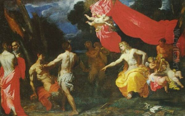 Le Supplice De Marsyas Oil Painting by Johann Lyss