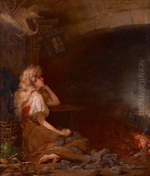 Cendrillon Oil Painting by Alexander Henri Robert Van Maasdijk