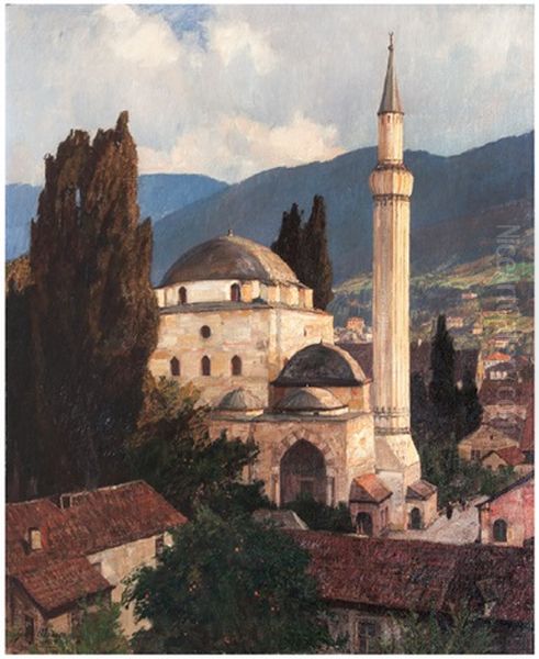 Brousse (bursa) Oil Painting by Georg Macco