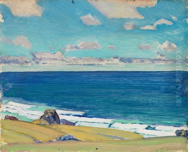 The Sea At Barbados Oil Painting by James Edward Hervey MacDonald