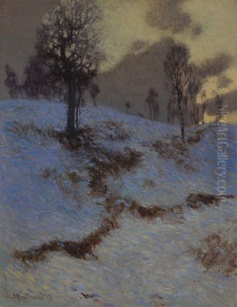 Twilight Oil Painting by James Edward Hervey MacDonald