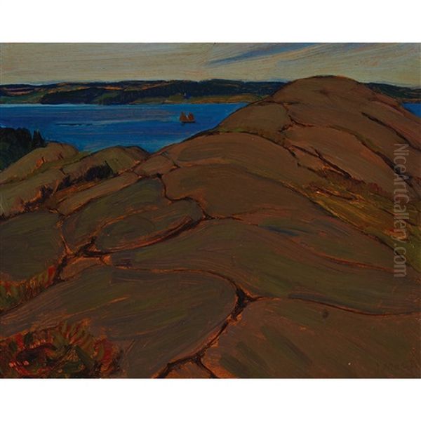 Petite Riviere, Nova Scotia Oil Painting by James Edward Hervey MacDonald