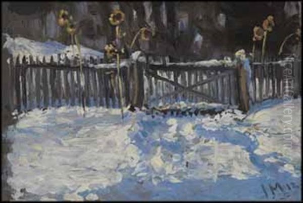 Winter Study Oil Painting by James Edward Hervey MacDonald