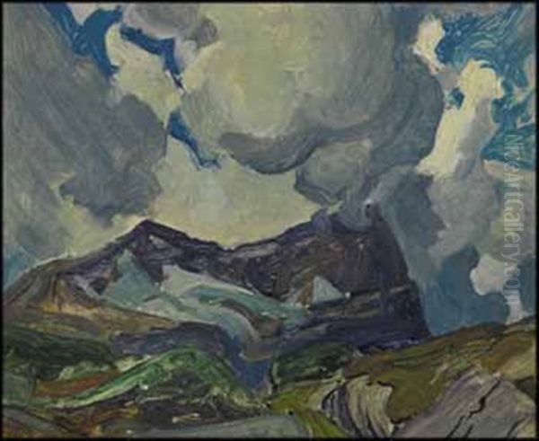 Mt. Odaray Oil Painting by James Edward Hervey MacDonald