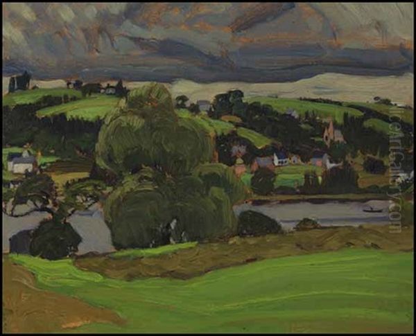 Petite Riviere, Nova Scotia Oil Painting by James Edward Hervey MacDonald