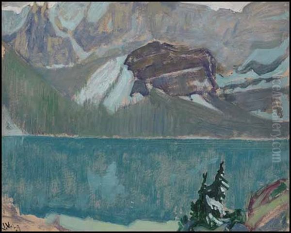 Snow, Lake O'hara Oil Painting by James Edward Hervey MacDonald