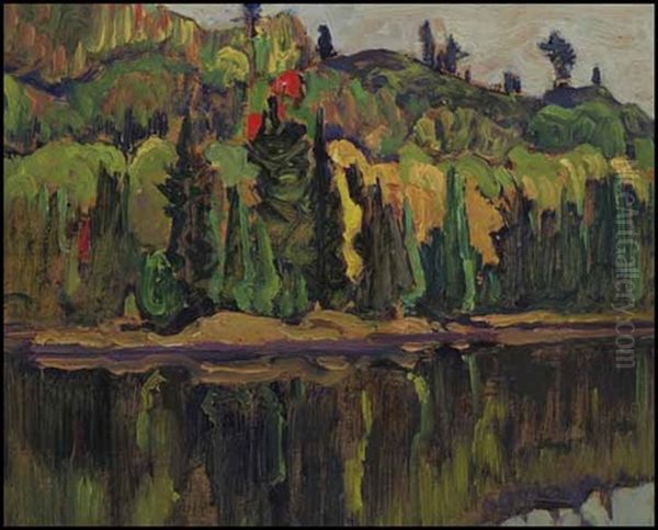 Varley Lake, Algoma Oil Painting by James Edward Hervey MacDonald