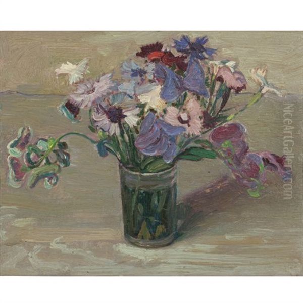 Flower (study) Oil Painting by James Edward Hervey MacDonald