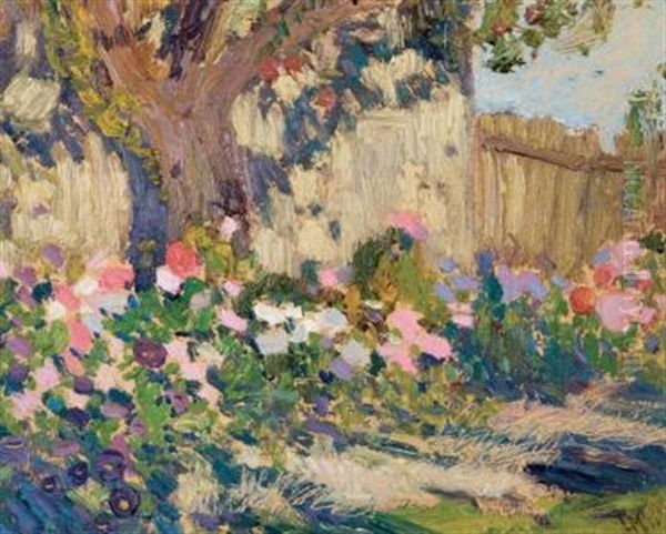 Asters And Apples (sketch) Oil Painting by James Edward Hervey MacDonald