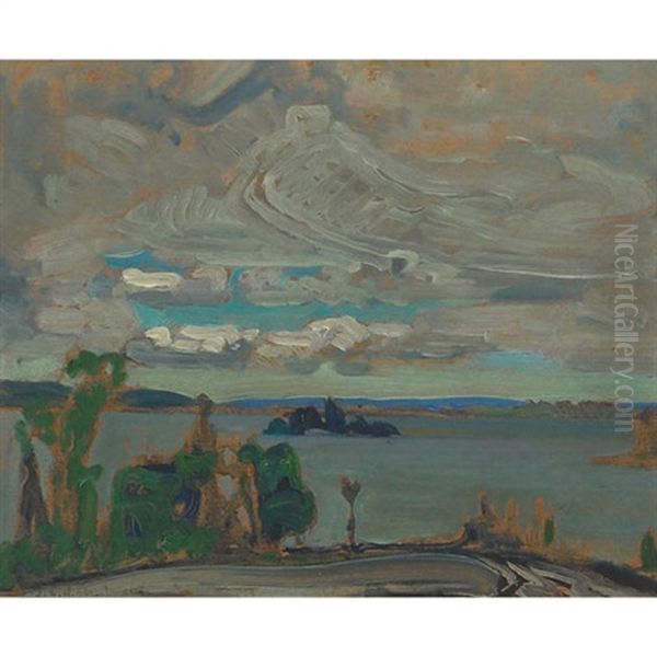 William's Island, Georgian Bay Oil Painting by James Edward Hervey MacDonald