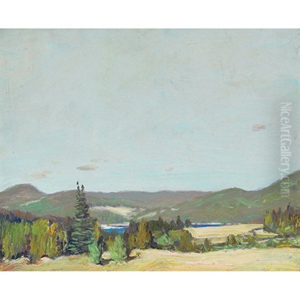 Gatineau River From Albert Matthew's House, Summer Oil Painting by James Edward Hervey MacDonald