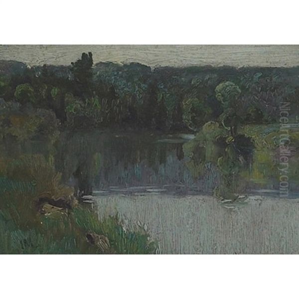 Magnetawan River Oil Painting by James Edward Hervey MacDonald