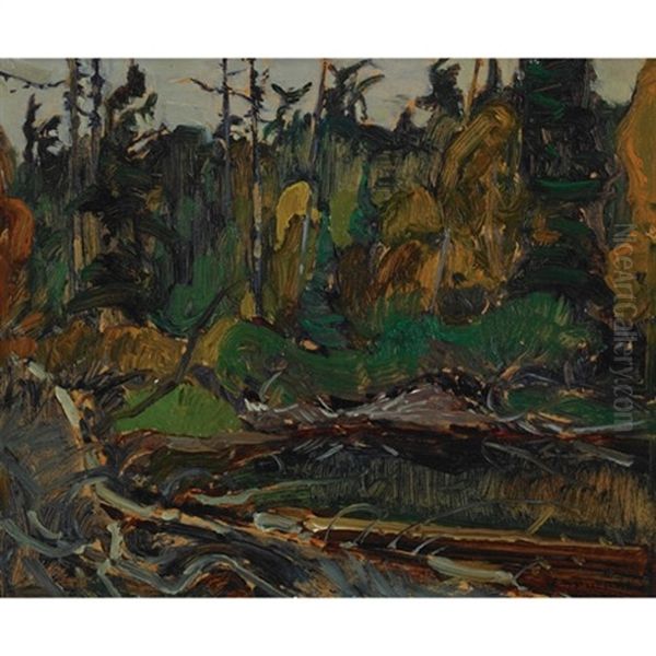 In Algoma Oil Painting by James Edward Hervey MacDonald