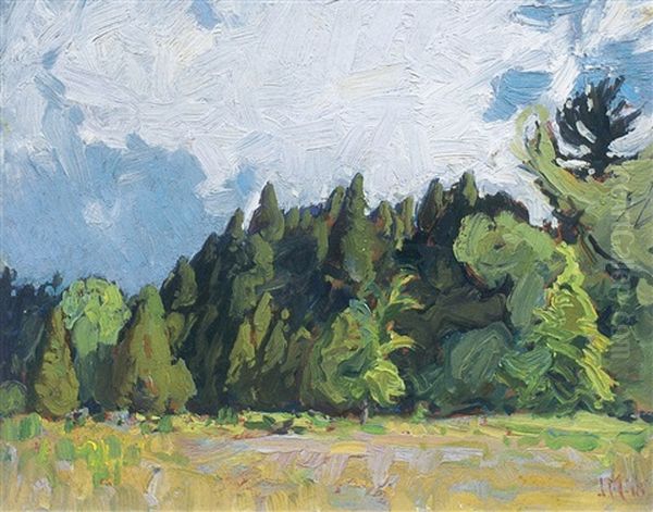 Summer Day, York Mills Oil Painting by James Edward Hervey MacDonald