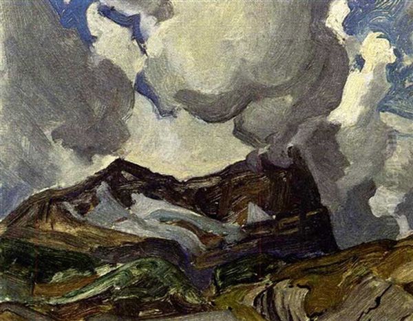 Mt. Odaray Oil Painting by James Edward Hervey MacDonald