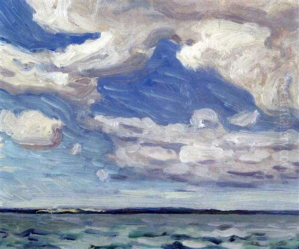 Fine Weather, Lake Simcoe Oil Painting by James Edward Hervey MacDonald