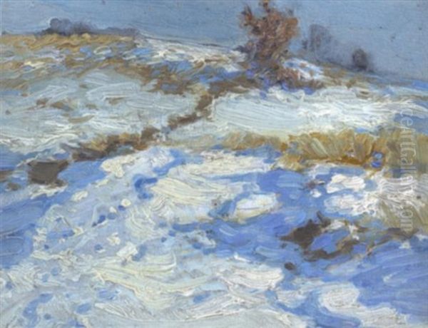 Winter Hillside, Thornhill Oil Painting by James Edward Hervey MacDonald