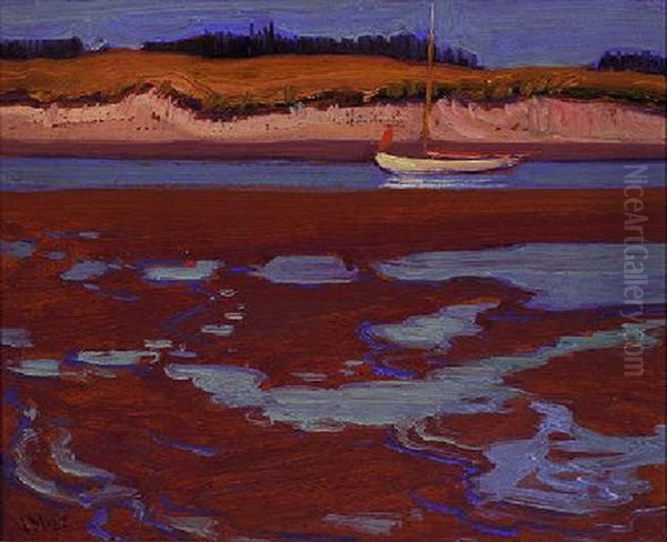 Low Tide, Petite Riviere Oil Painting by James Edward Hervey MacDonald