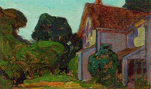 Thornhill House Oil Painting by James Edward Hervey MacDonald