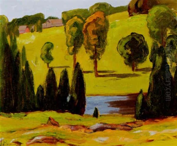 Gull River, Near Coboconk Oil Painting by James Edward Hervey MacDonald