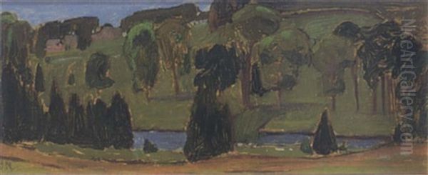 Gull River Near Coboconk Oil Painting by James Edward Hervey MacDonald