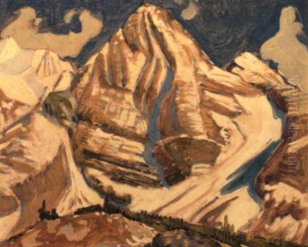 Mt. Shafer Oil Painting by James Edward Hervey MacDonald