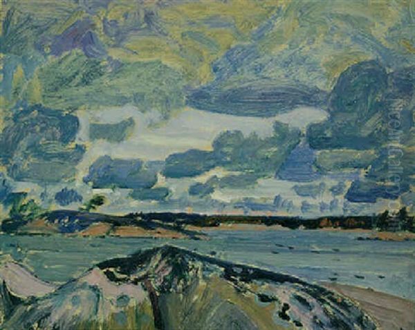 Sturgeon Bay Oil Painting by James Edward Hervey MacDonald