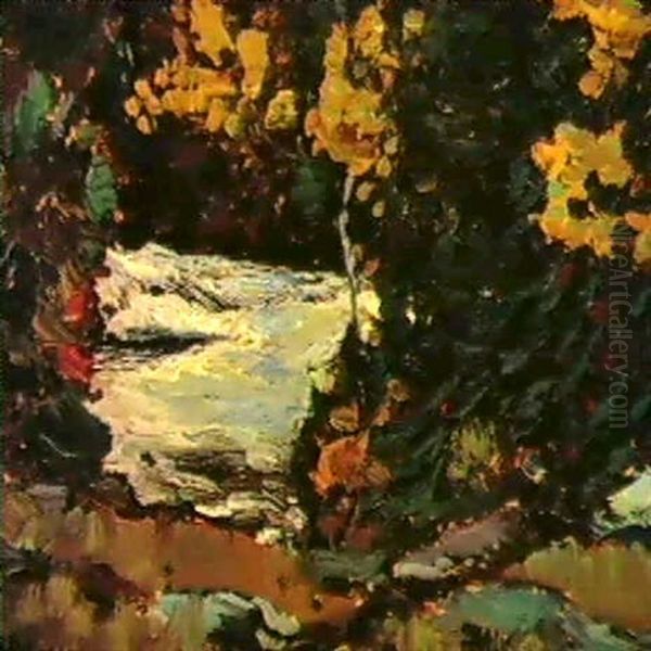 A Rapid Near Minden, Ontario Oil Painting by James Edward Hervey MacDonald