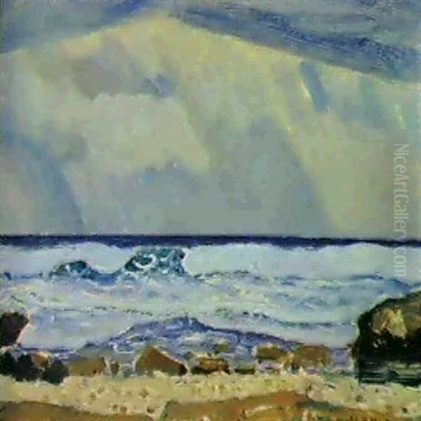 Barbados, B.w.i. Oil Painting by James Edward Hervey MacDonald