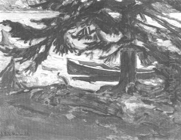 On Little Turtle Lake, Gull River, Ontario, Near Coboconk by James Edward Hervey MacDonald