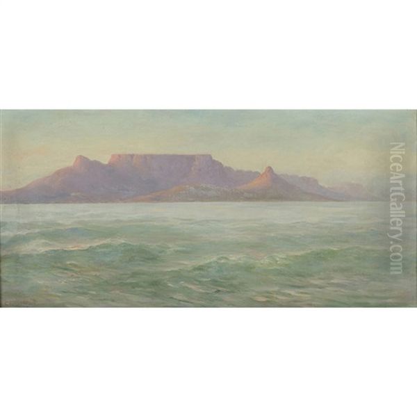 Seascape Oil Painting by Edward Clark Churchill Mace